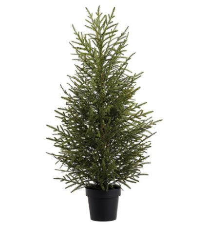 YTP015-GR (11239) - Cypress Tree In Plastic Pot 46"Green