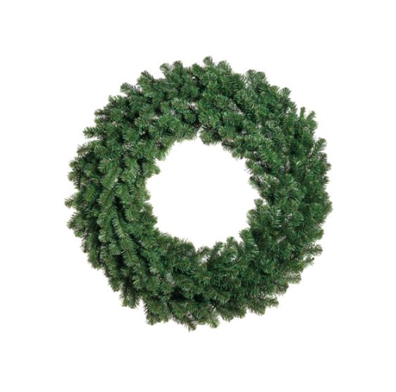 YWW736-GR (28083) - Deluxe Windsor Pine Wreath 36"