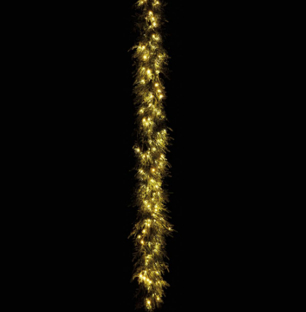 YZWPCG-9LHT (11262) - Willow Pine Garland 9X14" 200LDT