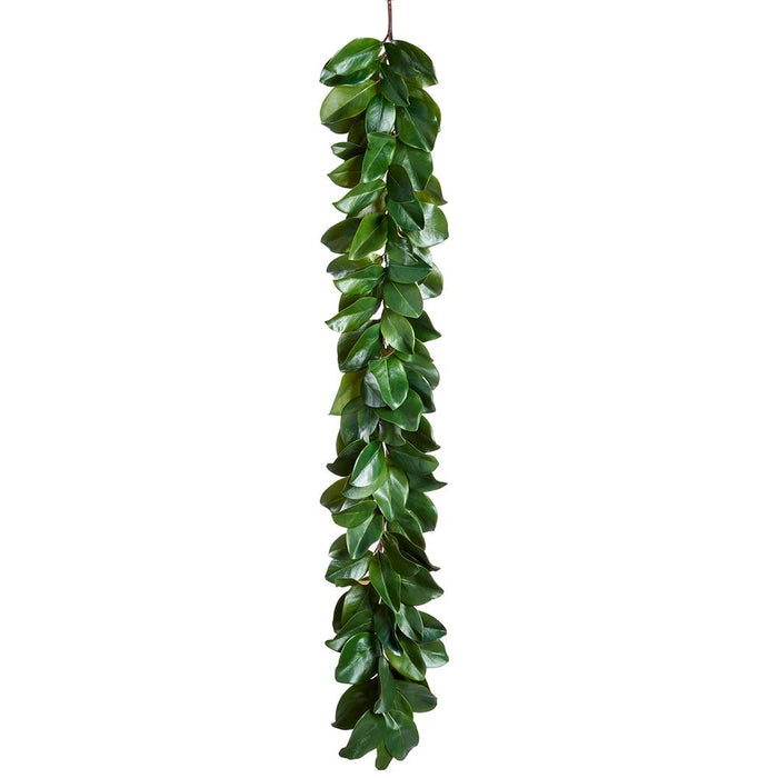 PGM018-GR (11163) - 5' Magnolia Leaf Garland Green