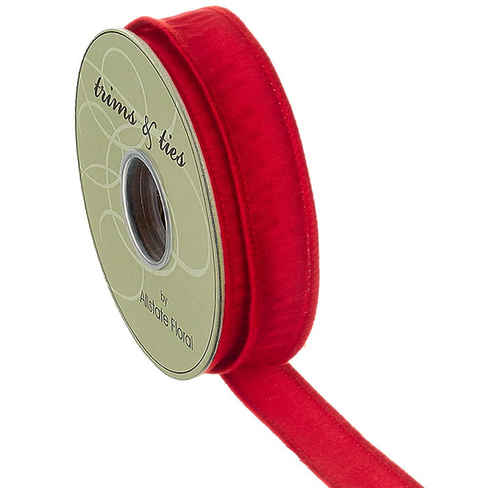 RW8310-RE (11166) - Dupion, Red 1"X10Yd