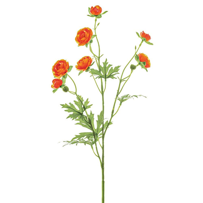 FSR322-OR (11152) - 22" Mini Ranunculus Spray Orange