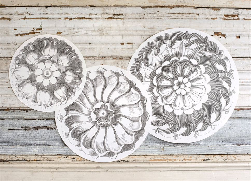 KP238 (26024) - Serving Papers Rossette 12 Sheet
