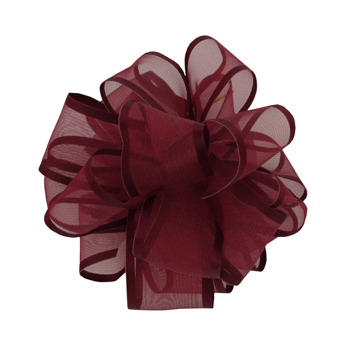 237210 (26721) - Charisse Wired Edge #3 - 5/8" x 50yd - Burgundy