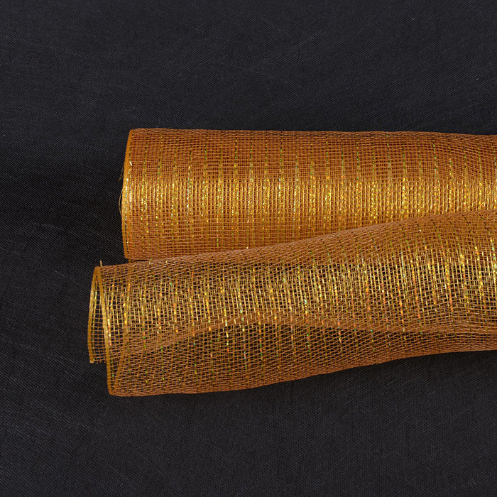XB905-15 (17531) - Decor Mesh - 21" x 10yd - Gold/Gold